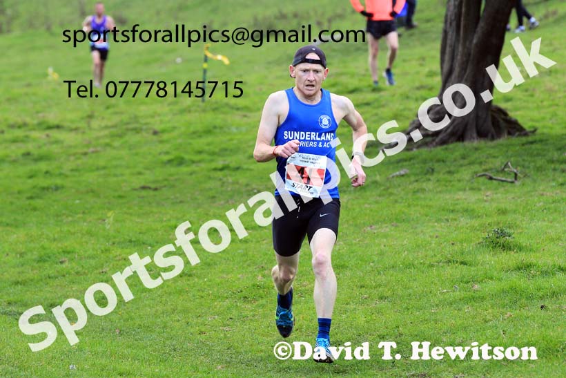 Senior men, 2022 NECAA Cross Country Relays, Thornley Hall Farm, Peterlee, County Durham, October 15th. Photo: David T. Hewitson/Sports for All Pics